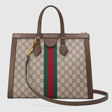 Ophidia GG Web Medium Top-Handle Bag