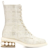 Pearl Ankle Boots - Blue or White