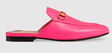 Princetown Leather Slippers - Fluorescent Pink or Fluorescent Yellow
