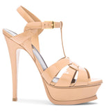 Tribute Patent Sandal-Light Nude - DESIGNER INSPIRED FASHIONS