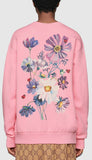 Logo Bambi Print Cotton Sweatshirt
