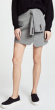 Tie Front Mini Skirt