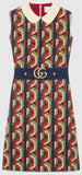 Web Chain Print Dress - DESIGNER INSPIRED FASHIONS