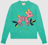 Wool Sweater with Fawn