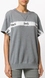 Sequinned Short-Sleeved Sweatshirt