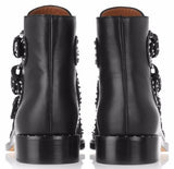 Black Studded Leather Boots - DESIGNER INSPIRED FASHIONS