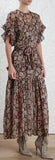 Bowerbird Frill Silk Dress - DESIGNER INSPIRED FASHIONS