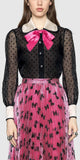 Star Flock Shirt with Bow