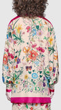 Oversize Shirt with Flora Print