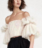 'Marlow' Bodice in Ivory Top