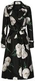 Tulip Print Trench Coat