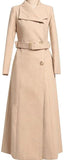 Long Wool Single-Breasted Coat