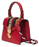 Sylvie Leather Mini Bag - Red