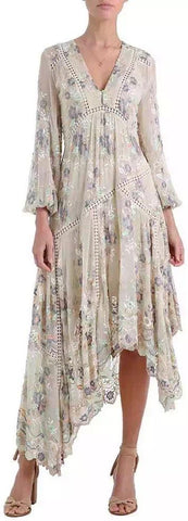 'Anais' Antique Embroidery Dress - DESIGNER INSPIRED FASHIONS