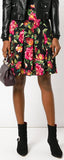Floral Print Pleated Skirt