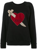 Heart & Dagger Embroidered Sweatshirt