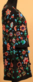 Black Heavily Embroidered Wool-Blend Jacket & Skirt Set - DESIGNER INSPIRED FASHIONS