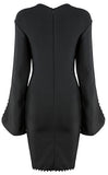 'Analiese' Mini Dress, Black