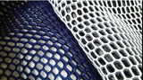 Honeycomb Textured Large-Hooded Thick White-Duck-Down Coat in White or Blue - DESIGNER INSPIRED FASHIONS