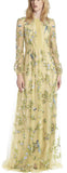 Embroidered Long Sleeve Gown - DESIGNER INSPIRED FASHIONS