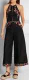 'Sakura' Embroidered Jumpsuit - DESIGNER INSPIRED FASHIONS