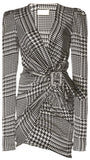 Herringbone Wrap Dress