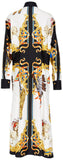 Love-Sleeve Native Print Shirt Dress