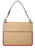 Kan I F Leather Satchel - Red or Black Trim