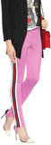 Striped Stirrup Trousers, Pink