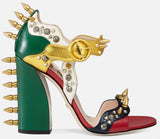 'Malin' Spike Leather Sandals - DESIGNER INSPIRED FASHIONS
