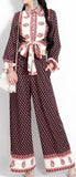 Vintage Printed Shirt & Pant Set