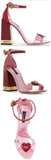 Heart Heeled Sandals