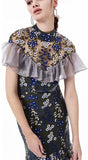 'Fresco' Embroidered Lace Dress