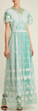 Round-Neck Embroidered-Tulle Dress