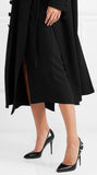 VLTN Logo Print Patent Leather Pumps