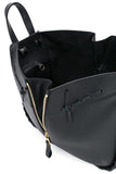 Laced Hammock Handbag, Black