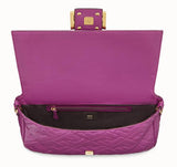 Baguette Large Leather Bag - Pale Yellow, Pale Blue, Purple | DESIGNER INSPIRED FASHIONS