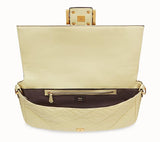 Baguette Large Leather Bag - Pale Yellow, Pale Blue, Purple | DESIGNER INSPIRED FASHIONS