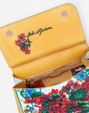 Sicily Floral Bag in Printed Dauphine Leather