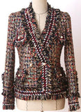 Fringed Tweed Jacket - DESIGNER INSPIRED FASHIONS