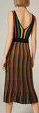Multi Colored Striped Knit Dress