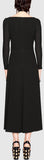 Black Embroidered Sable Dress | DESIGNER INSPIRED FASHIONS