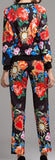 Floral Printed Sweatshirt & Pant Set