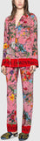 'Flora' Snake Silk Shirt & Pant Set - DESIGNER INSPIRED FASHIONS