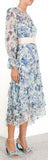 'Moncur' Chevron Frill Dress