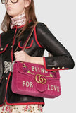Blind for Love GG Marmont Embroidered Medium Bag