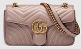 GG Marmont Matelass̩ Shoulder Bag - Black, Dusty Pink, Green