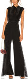 'Gislane' Tie Neck Jumpsuit