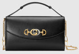 Zumi Smooth Leather Small Shoulder Bag - Black or White | DESIGNER INSPIRED FASHIONS