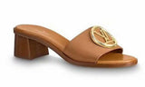 Lock it Heel Mules - Light Brown or Black